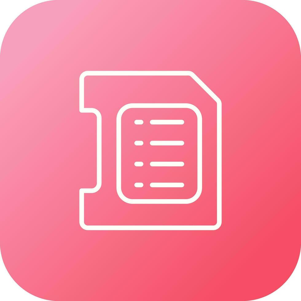 Sd Card Vector Icon
