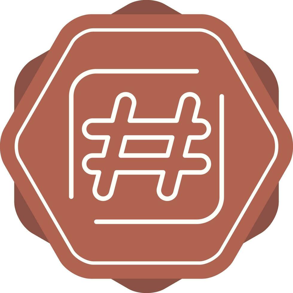 Hashtag Vector Icon