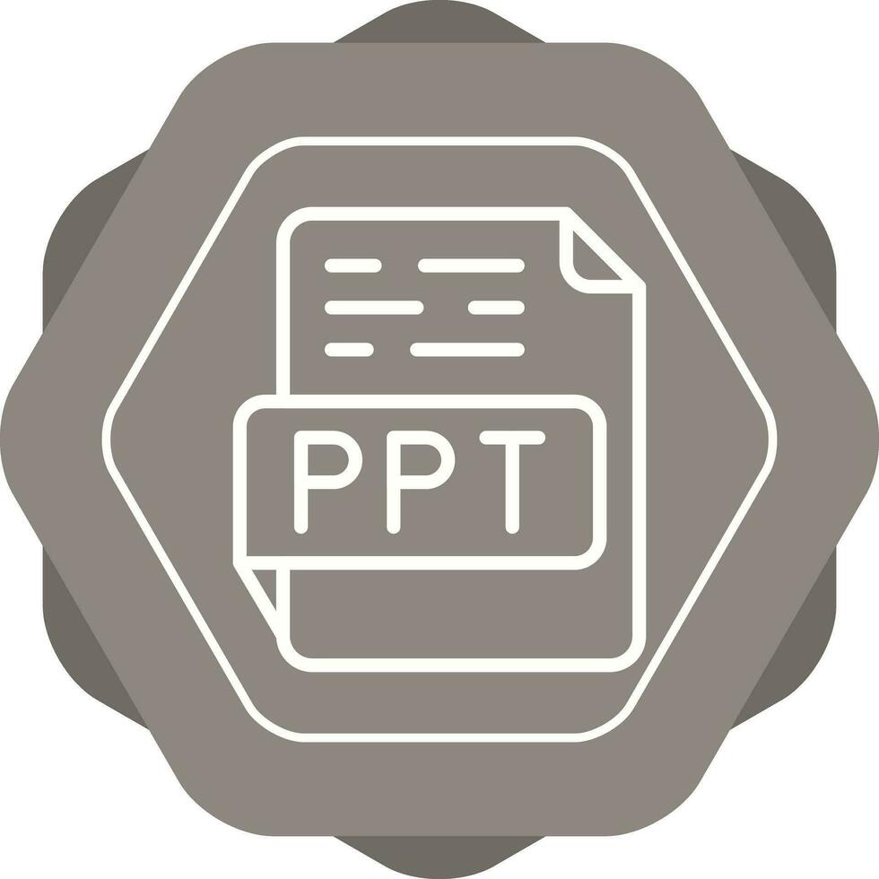 icono de vector de ppt