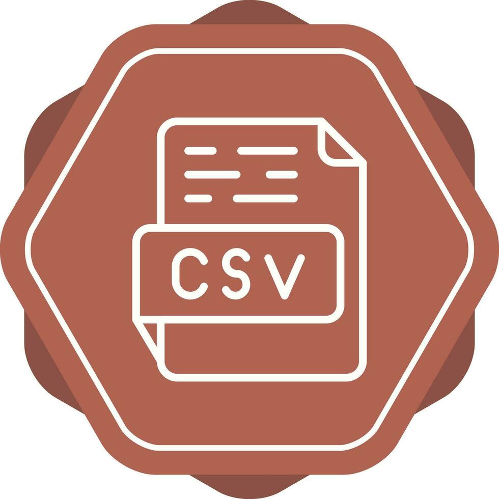 CSV Vector Icon