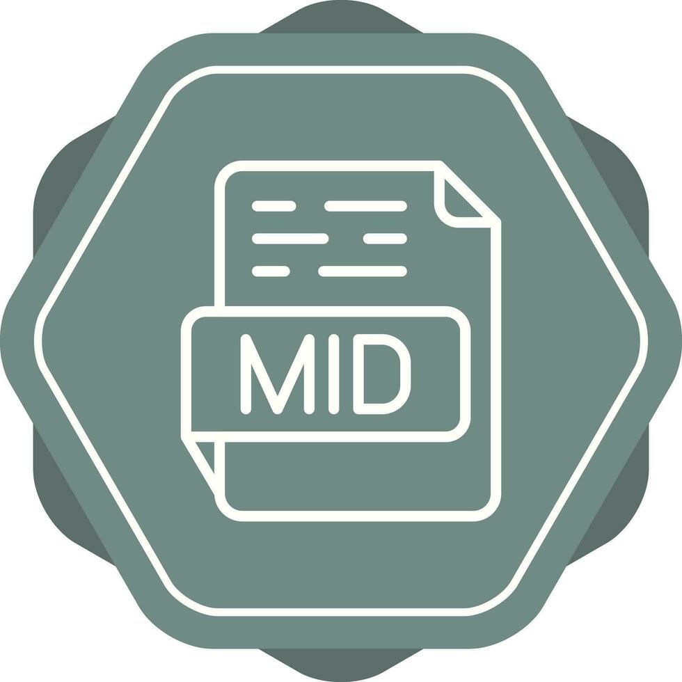 medio vector icono