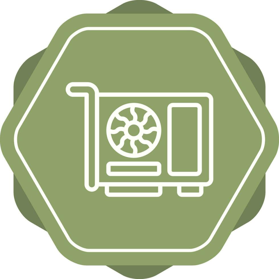 Graphic Card Vector Icon
