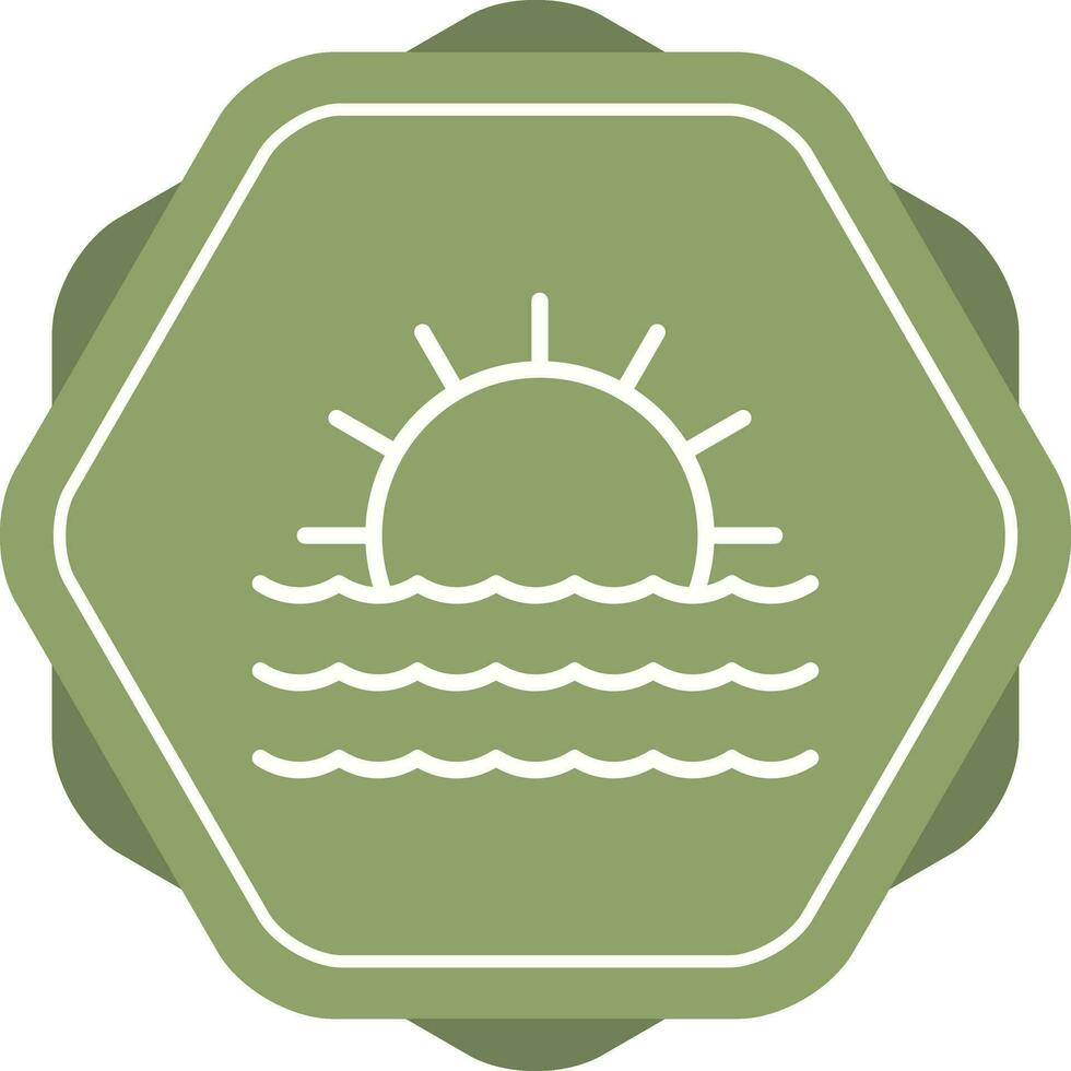 Sunset Vector Icon