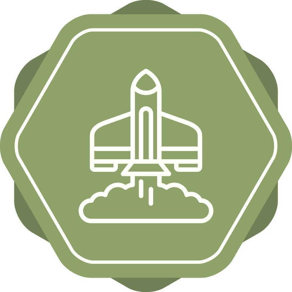 Rocket Launch Vector Icon