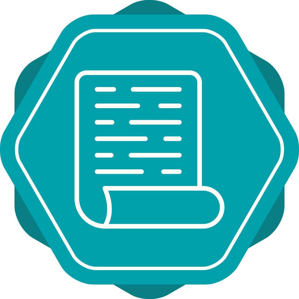 Page with Curl Vector Icon