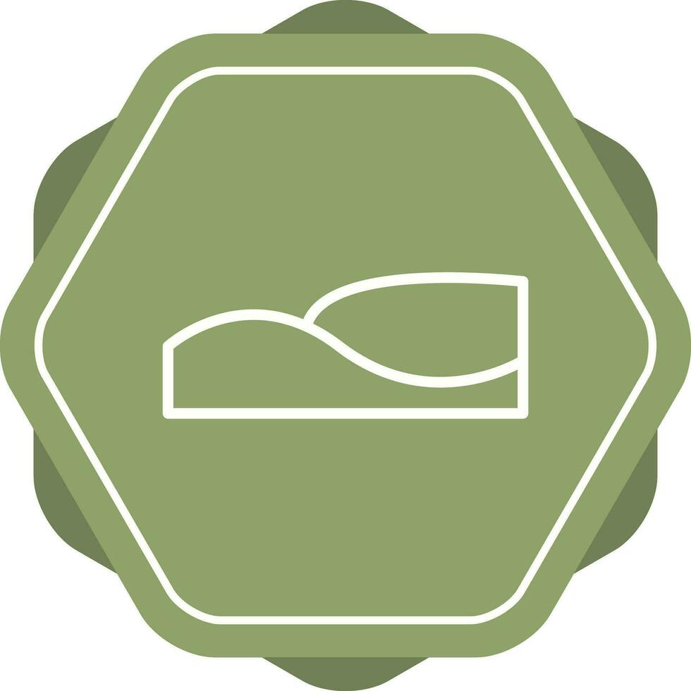 Sand dunes Vector Icon