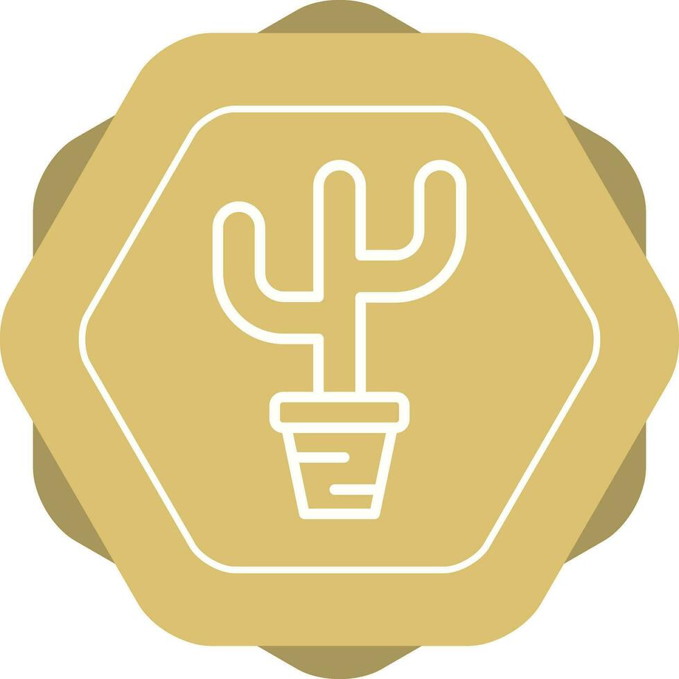 icono de vector de cactus