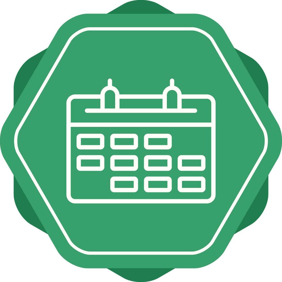 icono de vector de calendario