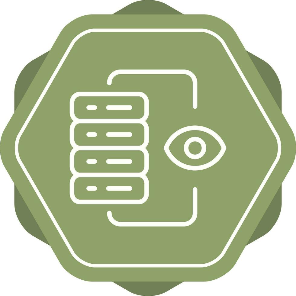 Server Monitoring Vector Icon