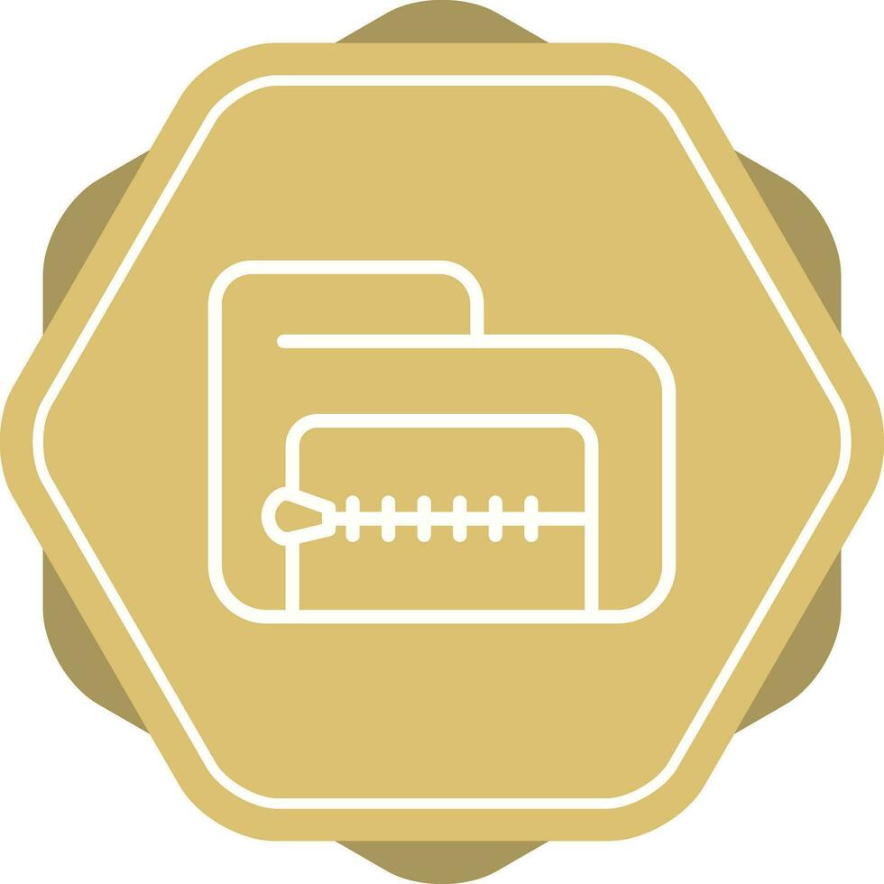 Zip File Vector Icon