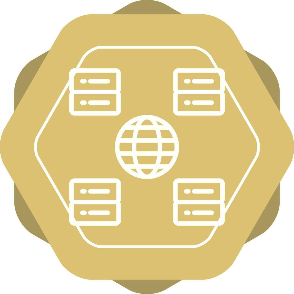 Content Delivery Network Vector Icon