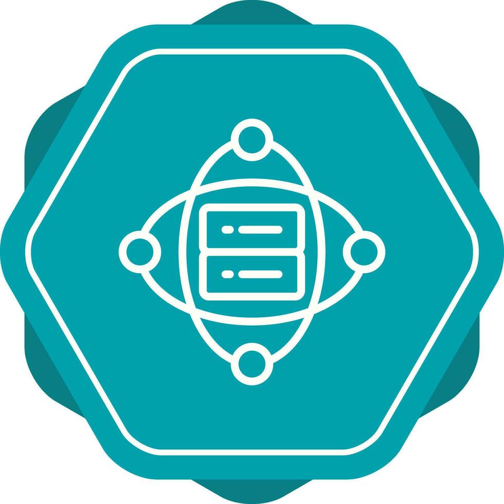 Cluster Server Vector Icon