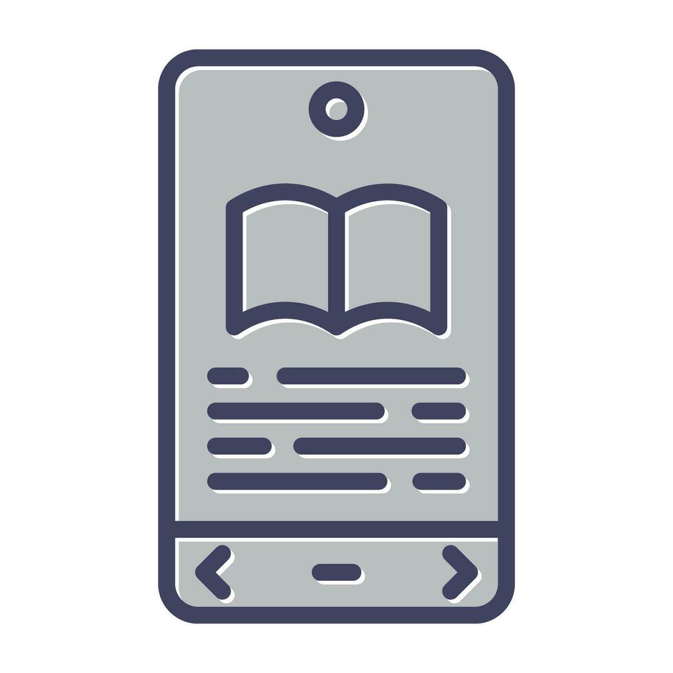 E book Reader Vector Icon