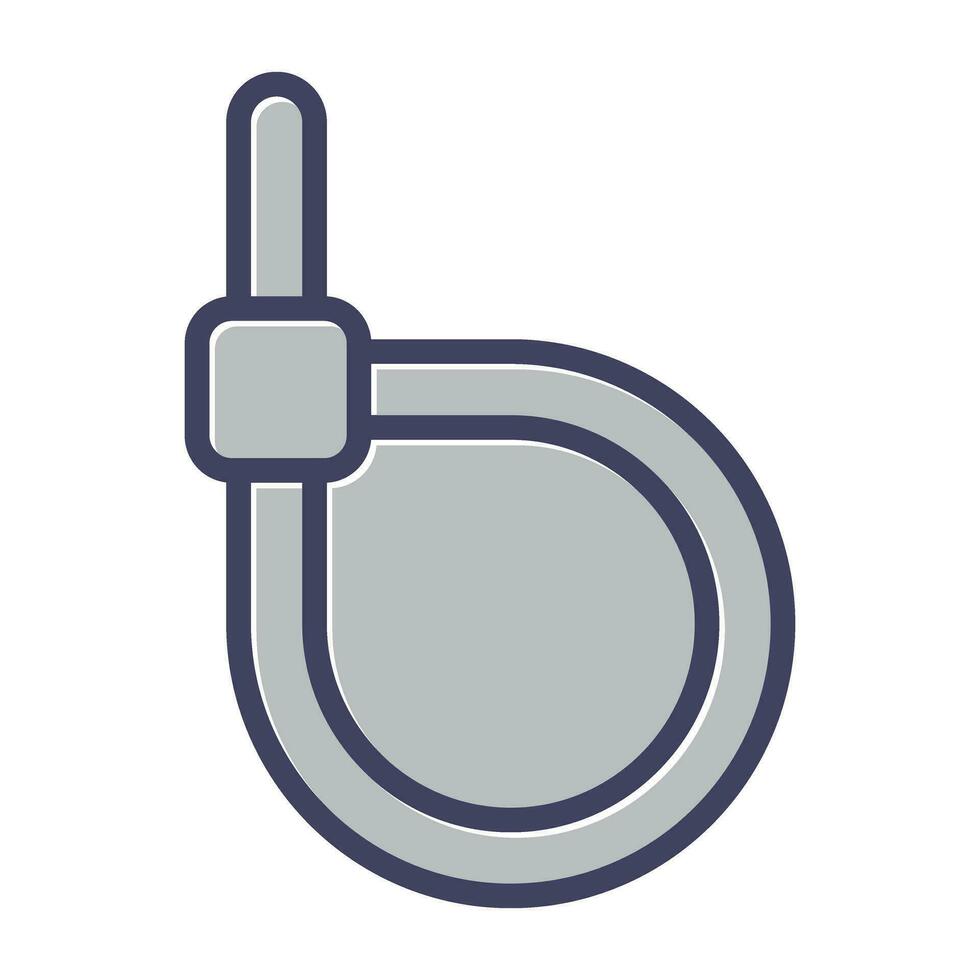 Cable Tie Fastening Tool Vector Icon