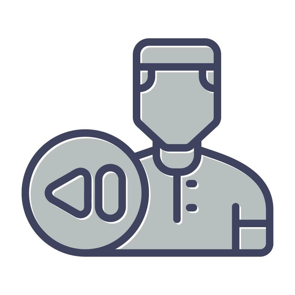 Play Previous Vector Icon