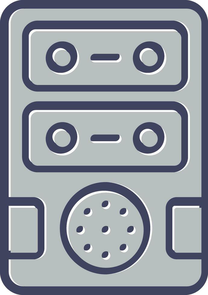 icono de vector de torre pc