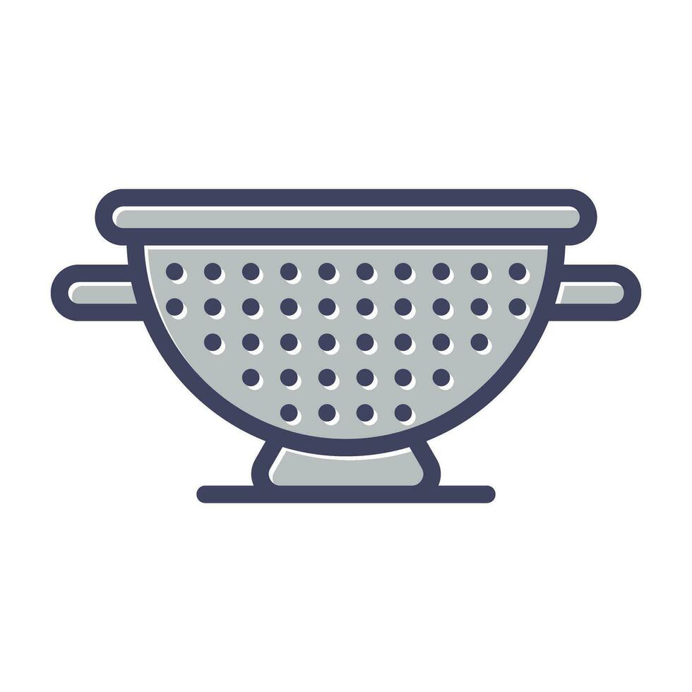 Colander Vector Icon