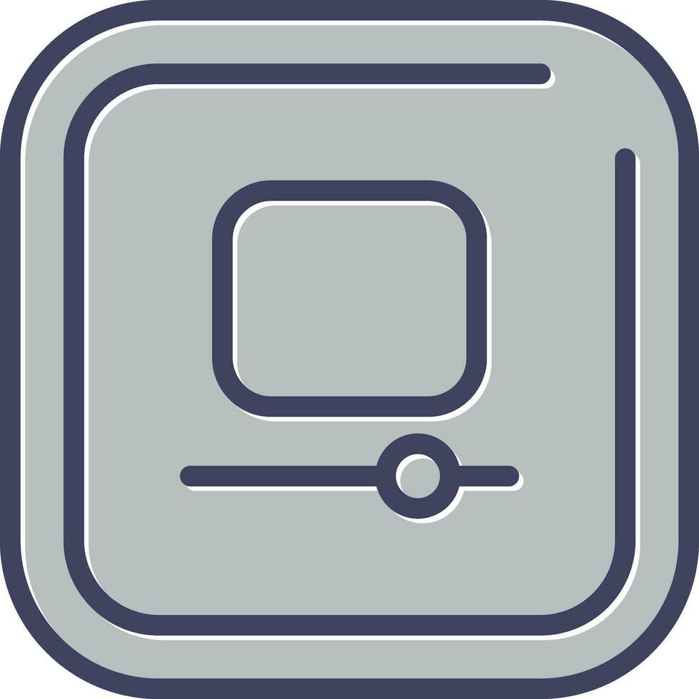 Video Stop Square Vector Icon