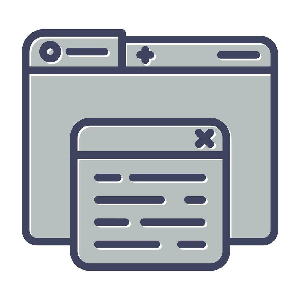 Pop Up Vector Icon