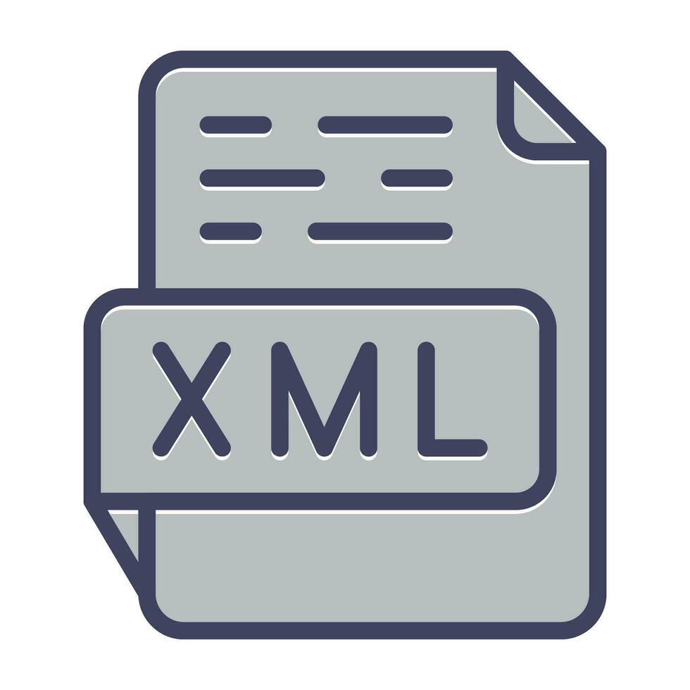 XML Vector Icon