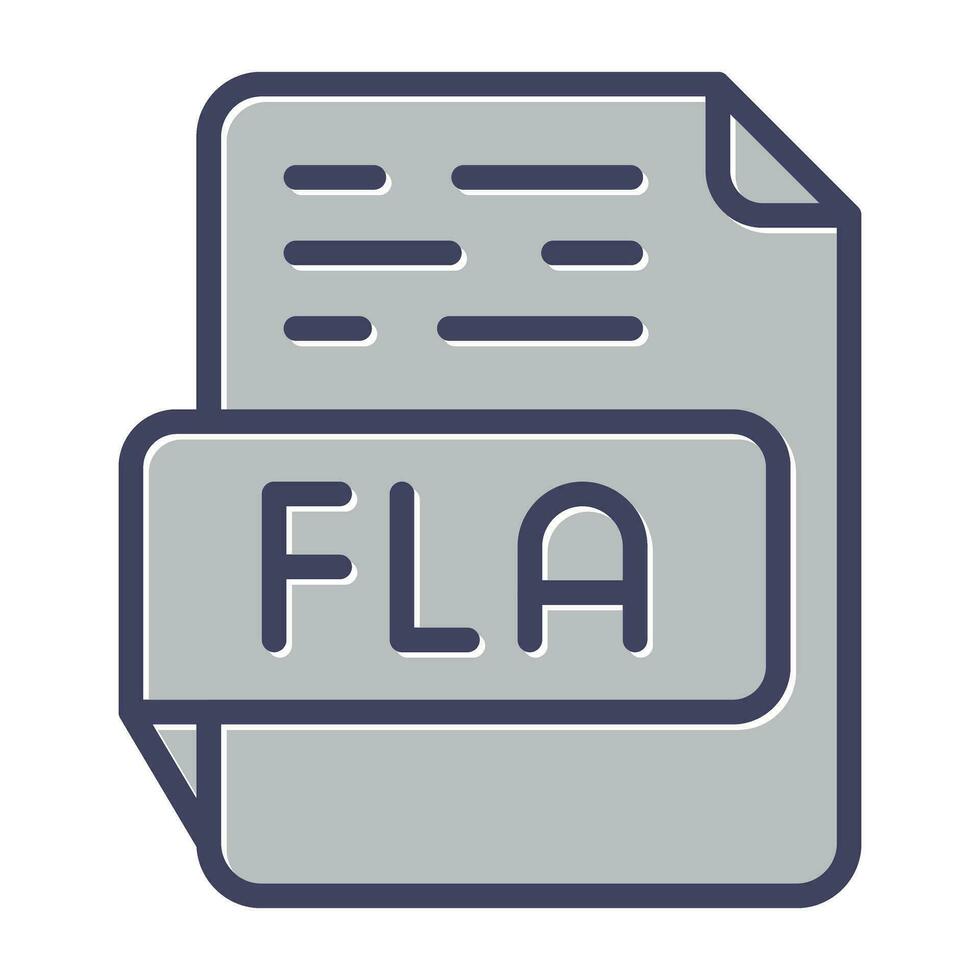 FLA Vector Icon
