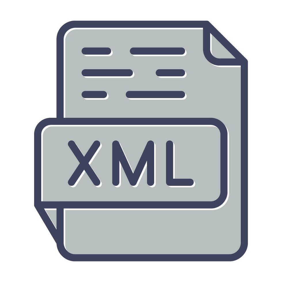 XML Vector Icon