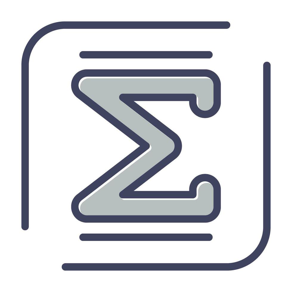 Summation Vector Icon 36922127 Vector Art at Vecteezy