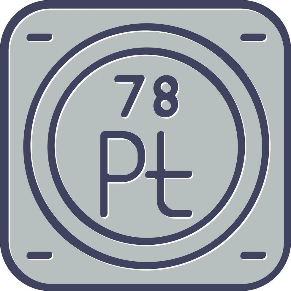 platino vector icono