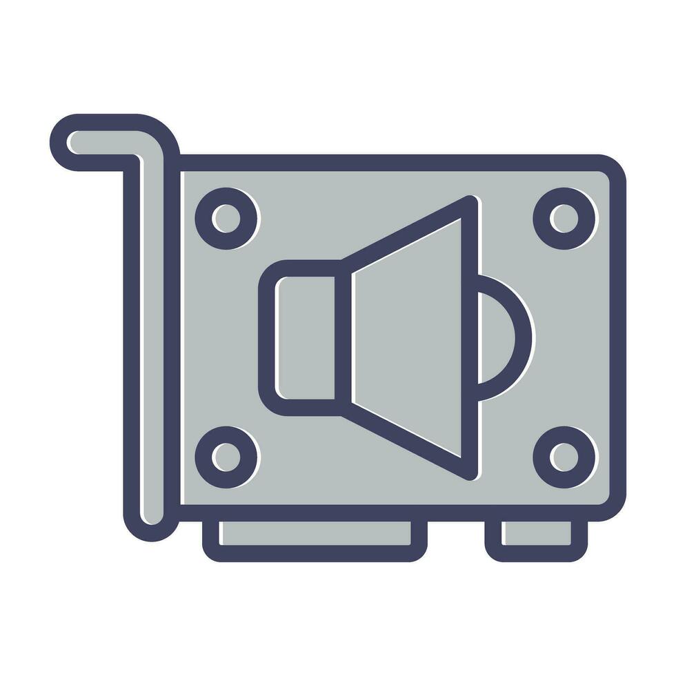 Sound Card Vector Icon