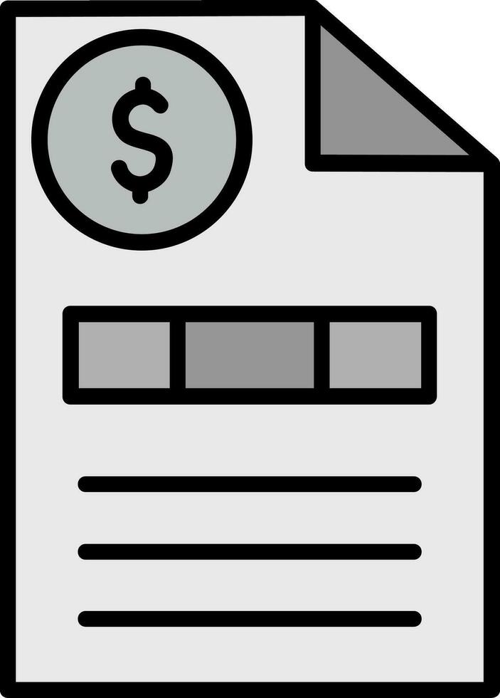 Invoice Vector Icon