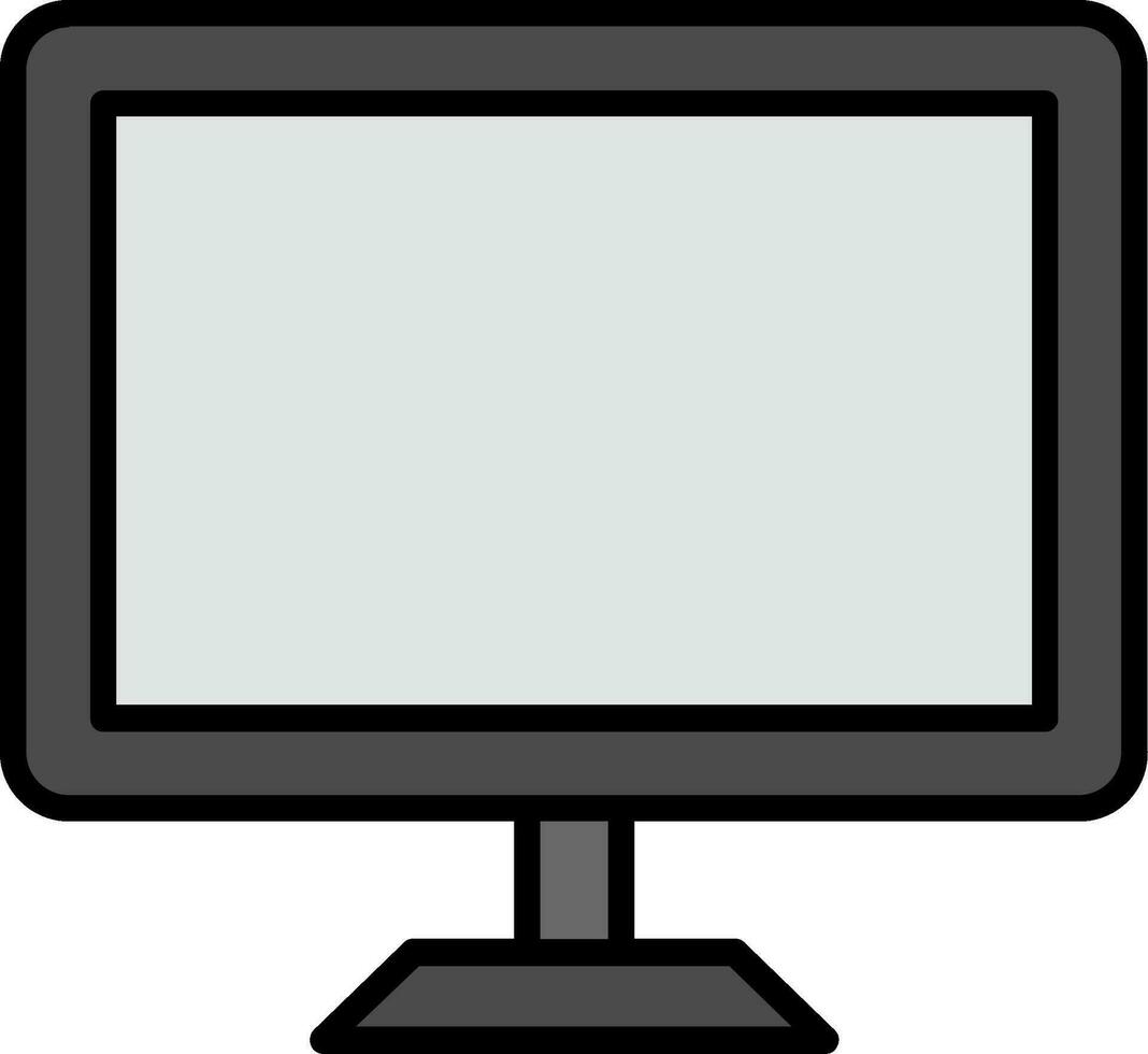 Lcd Vector Icon