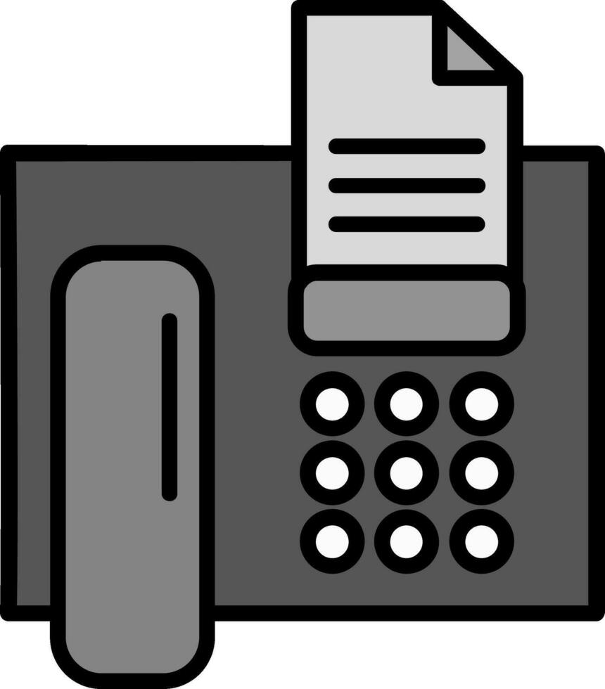 Fax Vector Icon