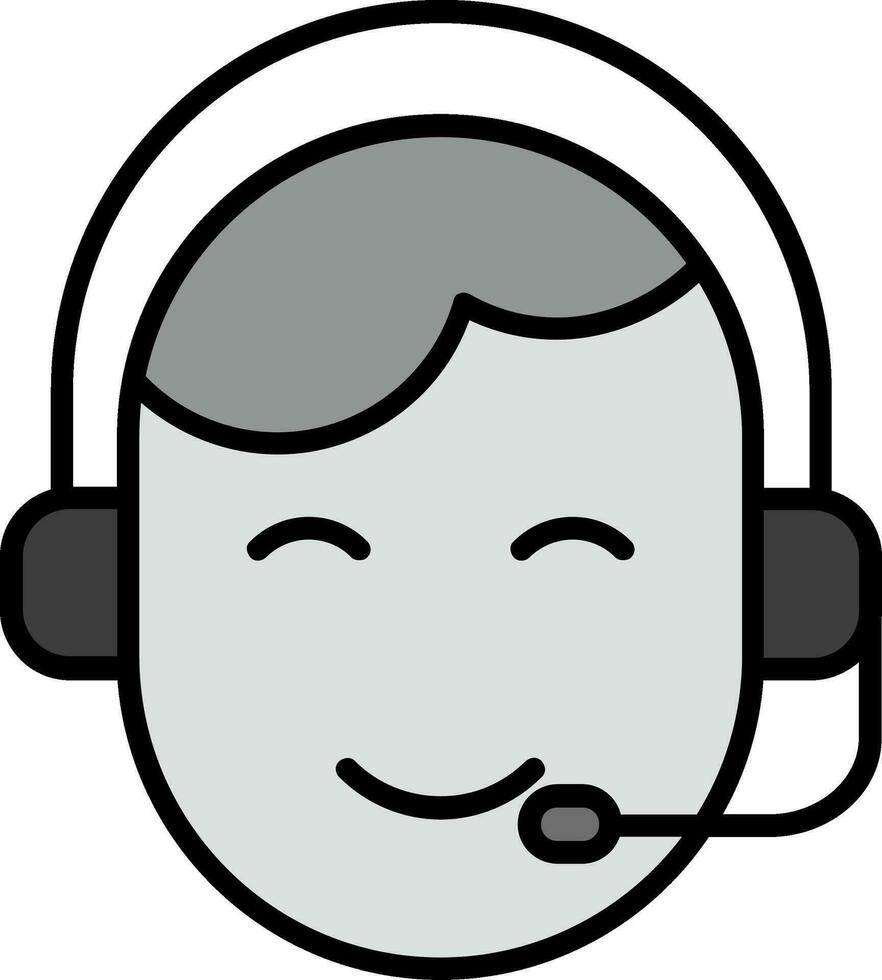 Customer Service Agent Vector Icon