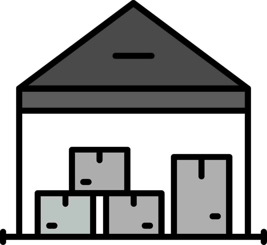 Warehouse Vector Icon