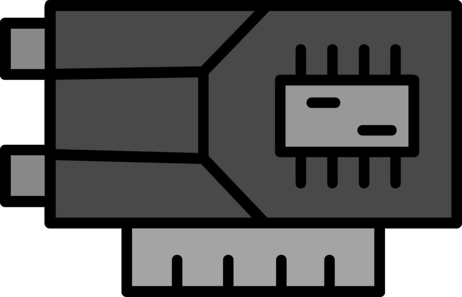 Graphics Card Vector Icon
