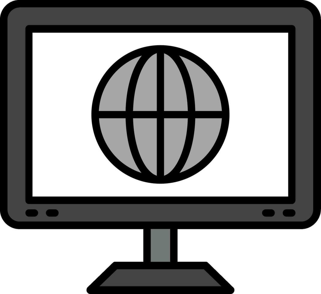 icono de vector de internet