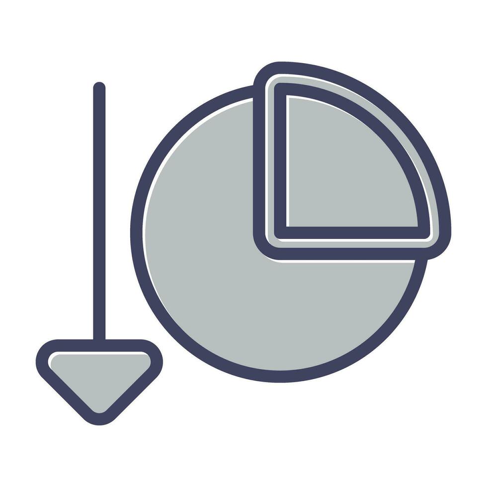 Chart Decreasing Vector Icon