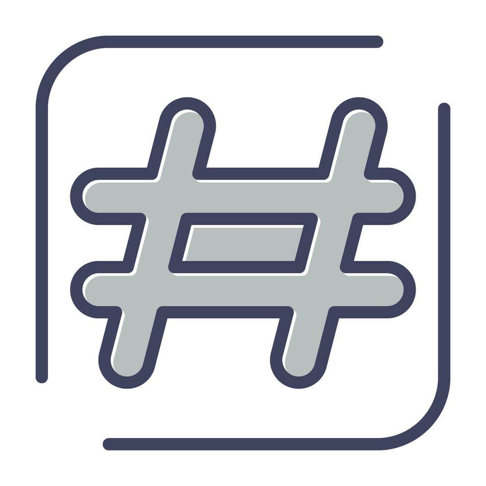 Hashtag Vector Icon