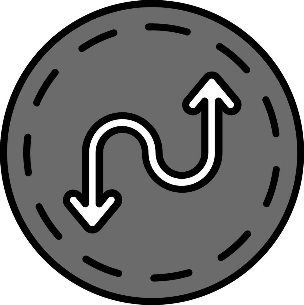 Zigzag Vector Icon