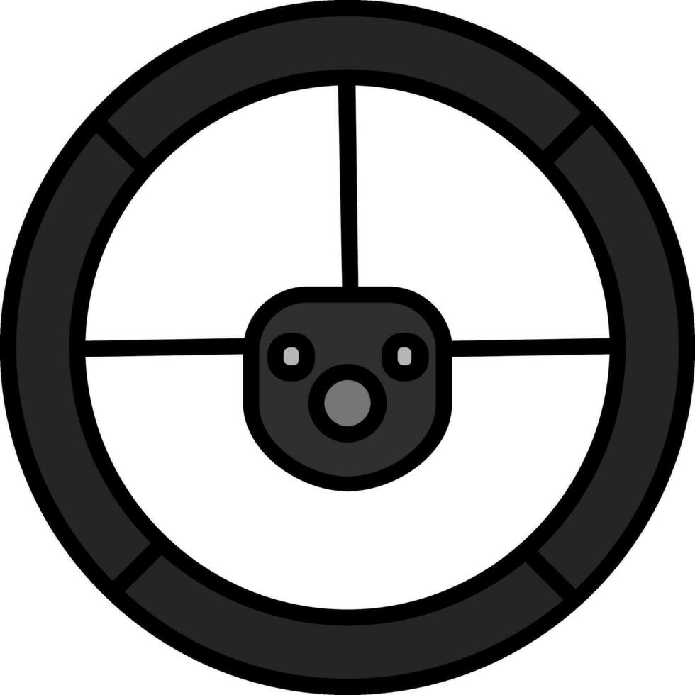 Steering Wheel Vector Icon