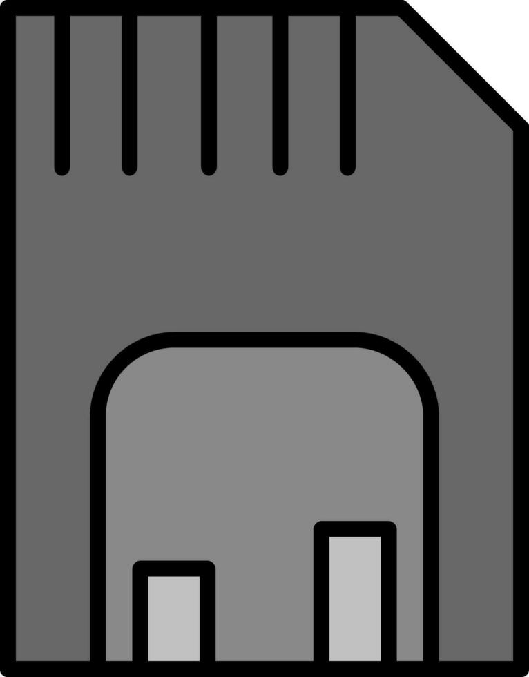 icono de vector de tarjeta de memoria