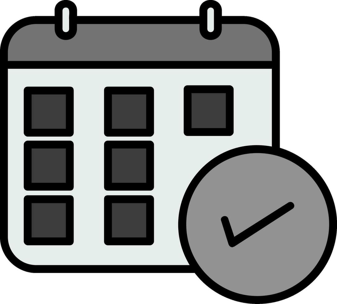 icono de vector de calendario