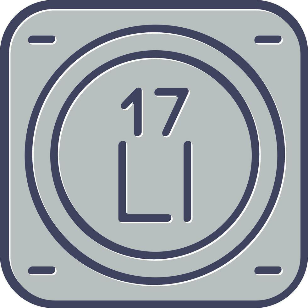 Chlorine Vector Icon
