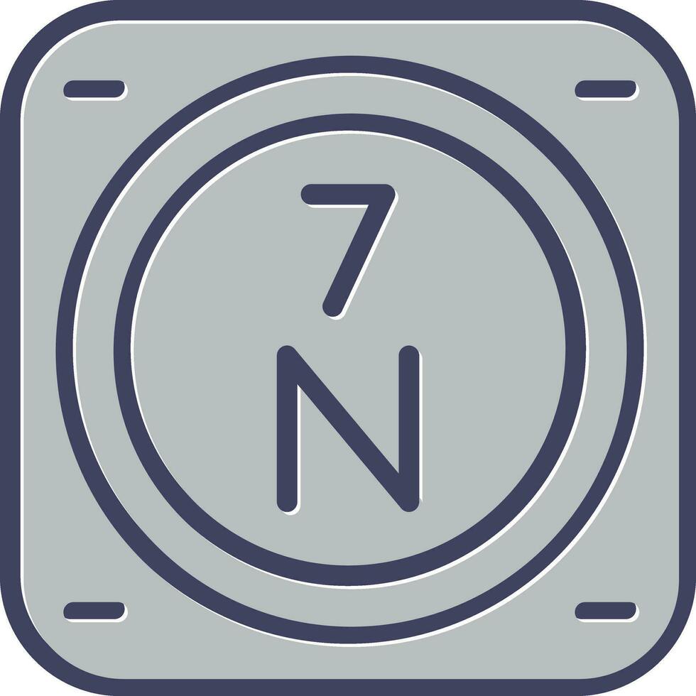 Nitrogen Vector Icon