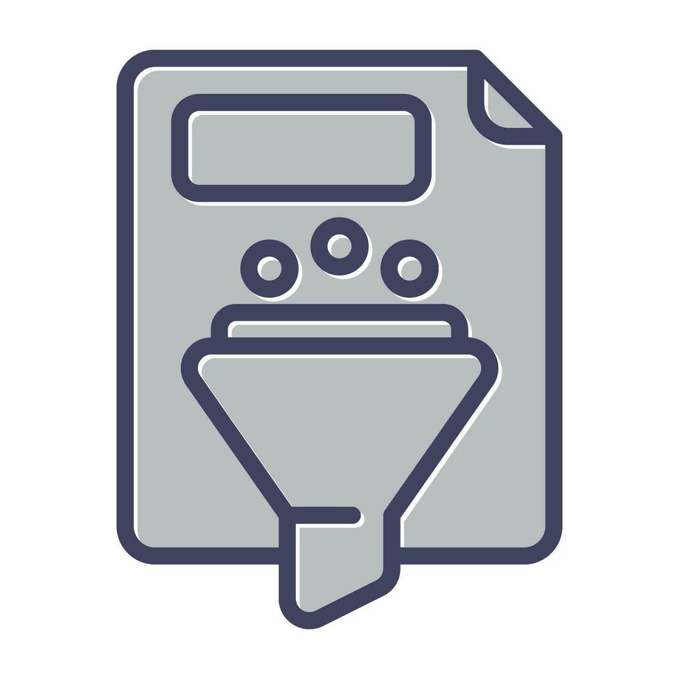 Filtering Vector Icon