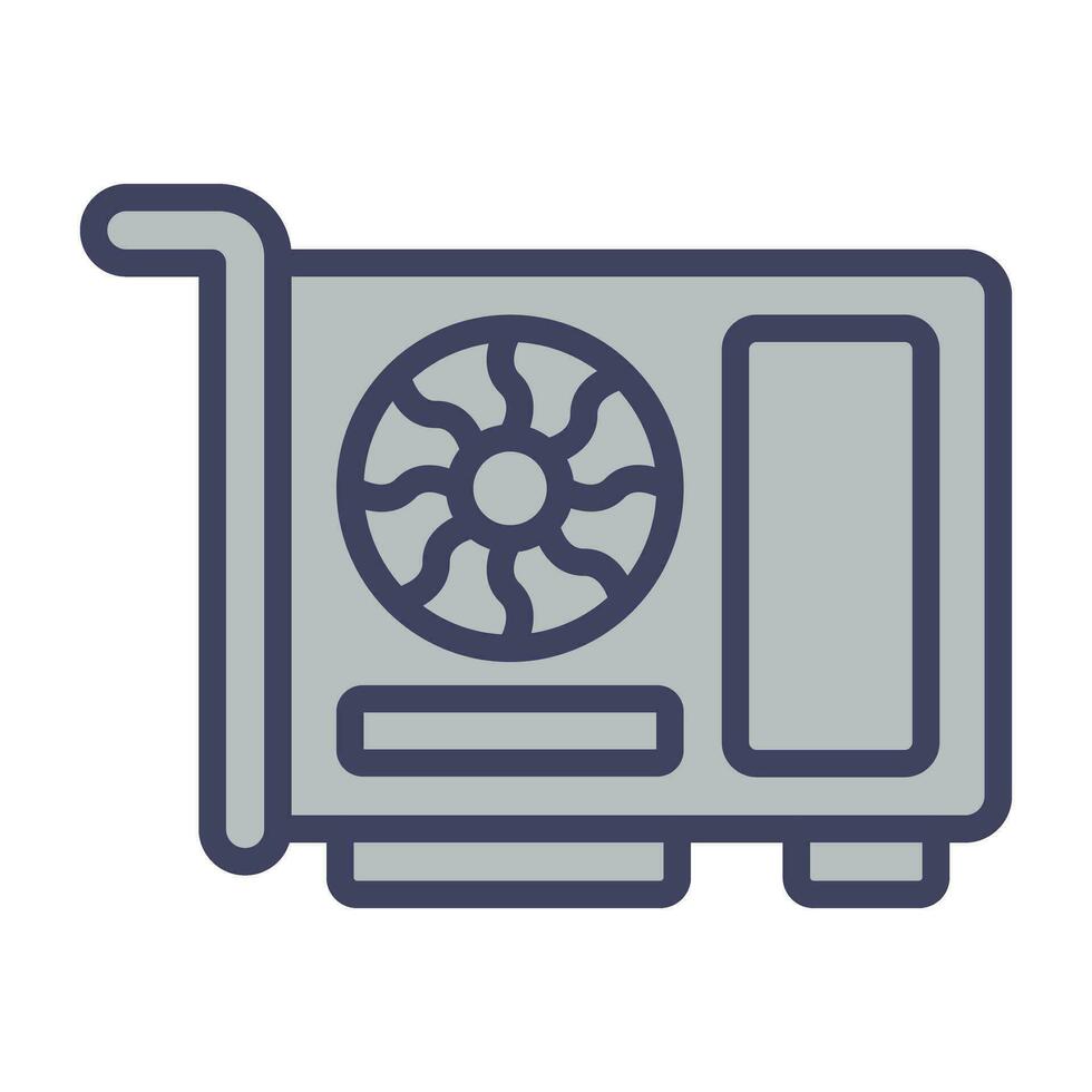 Graphic Card Vector Icon