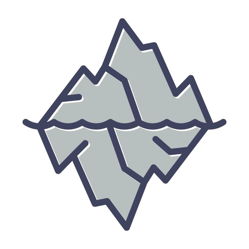Glacier Vector Icon