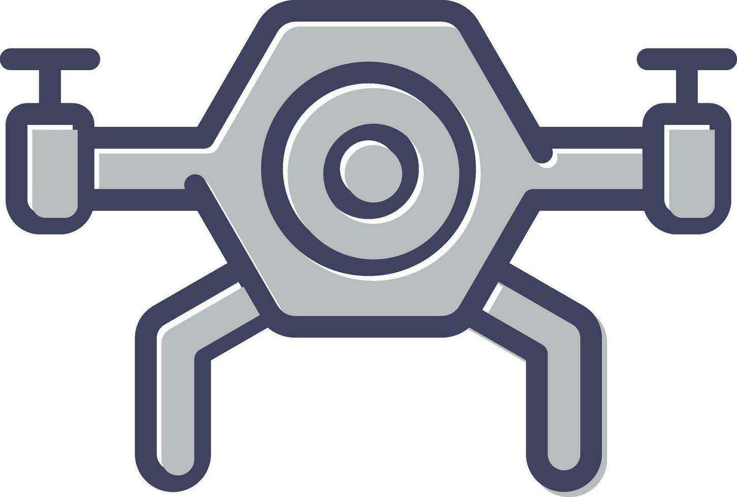 icono de vector de dron