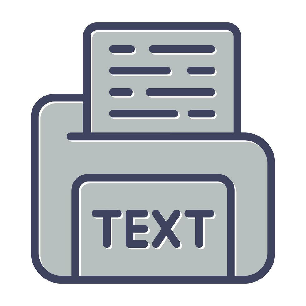 Text File Vector Icon