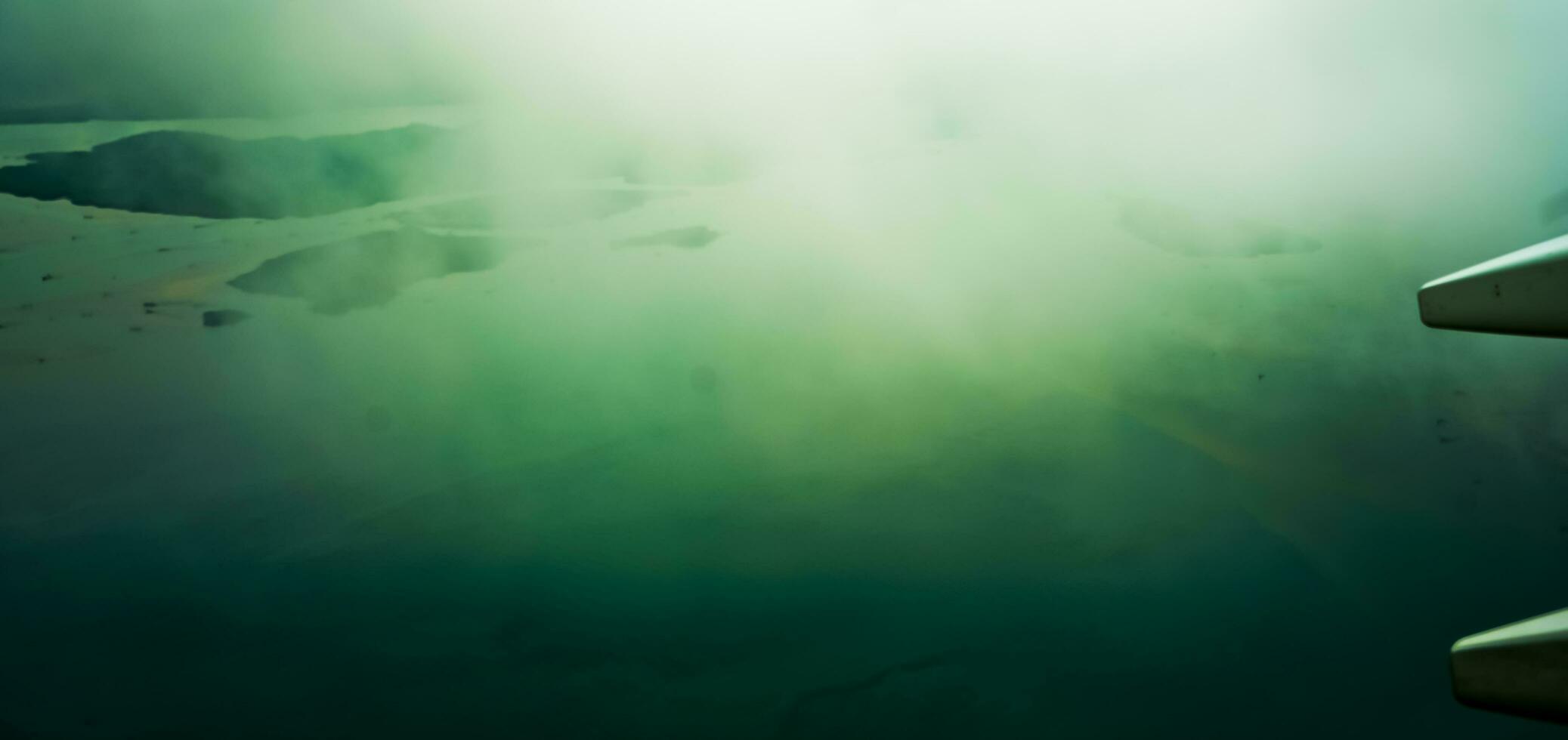 aerial view of the river in the Riau Islands photo